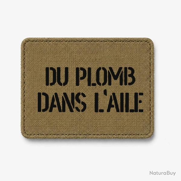 Patch Du Plomb dans l'aile - Coyote / Noir