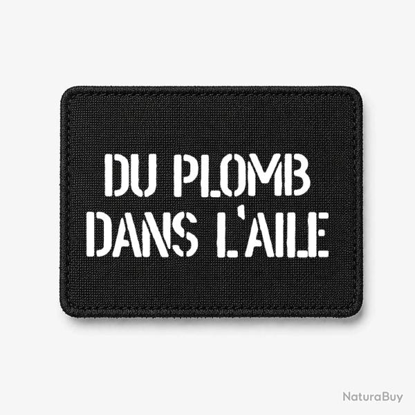 Patch Du Plomb dans l'aile - Noir / Blanc