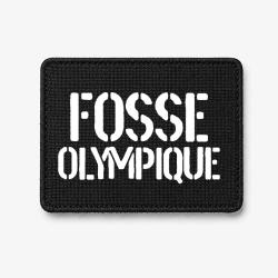Patch Fosse Olympique - Noir / Blanc