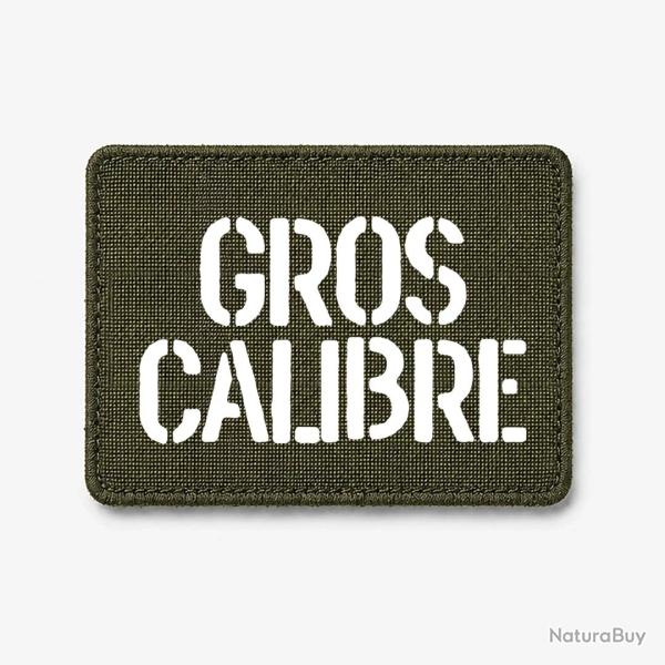 Patch Gros Calibre - Olive / Blanc