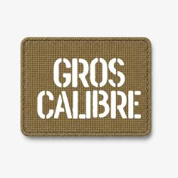 Patch Gros Calibre - Coyote / Blanc