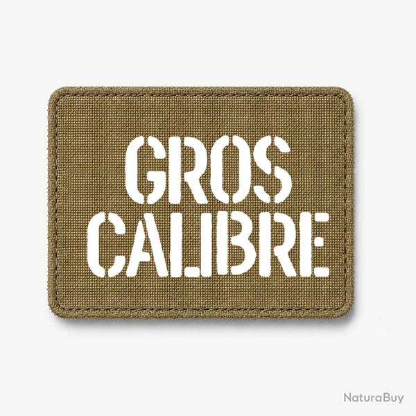 Patch Gros Calibre - Coyote / Blanc
