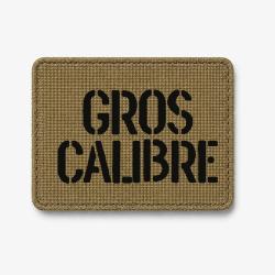 Patch Gros Calibre - Coyote / Noir
