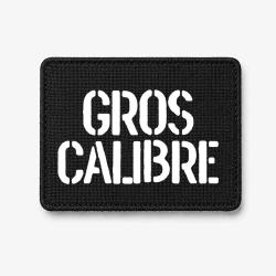 Patch Gros Calibre - Noir / Blanc