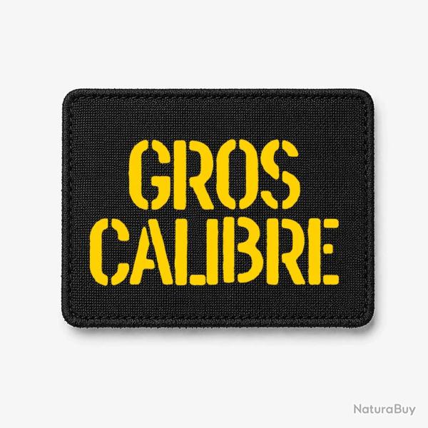 Patch Gros Calibre - Noir / Jaune