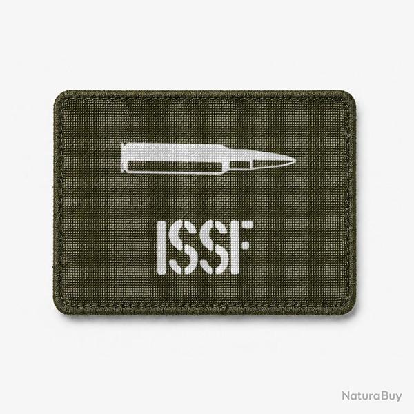 Patch ISSF Cartouche - Olive / Blanc