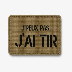 Patch J'peux Pas, J'ai Tir - Coyote / Noir