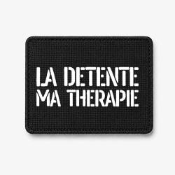 Patch La D&eacute;tente, Ma Th&eacute;rapie - Noir / Blanc