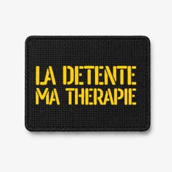 Patch La D&eacute;tente, Ma Th&eacute;rapie - Noir / Jaune