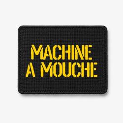 Patch Machine &agrave; mouche - Noir / Jaune