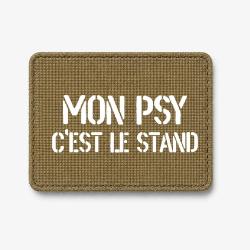 Patch Mon Psy c'est le Stand - Coyote / Blanc