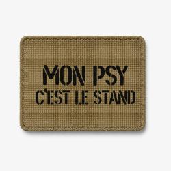 Patch Mon Psy c'est le Stand - Coyote / Noir