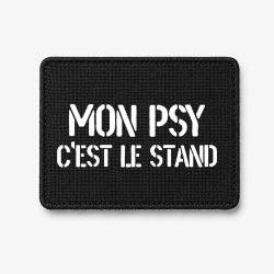 Patch Mon Psy c'est le Stand - Noir / Blanc