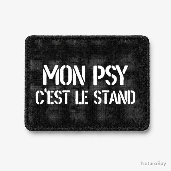 Patch Mon Psy c'est le Stand - Noir / Blanc