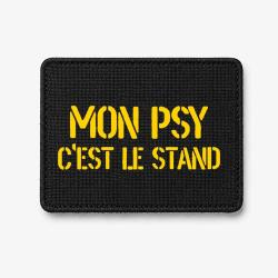 Patch Mon Psy c'est le Stand - Noir / Jaune
