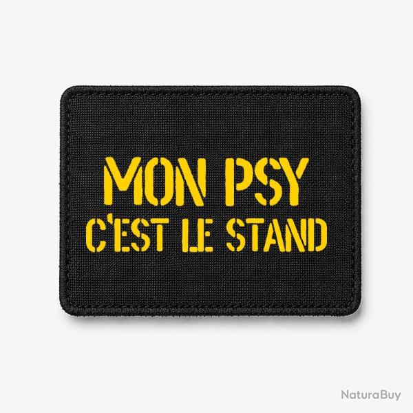 Patch Mon Psy c'est le Stand - Noir / Jaune