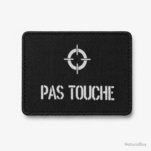 Patch PAS TOUCHE - Noir / Blanc