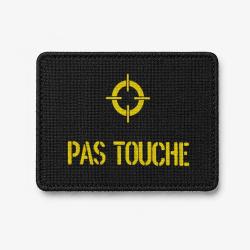 Patch PAS TOUCHE - Noir / Jaune
