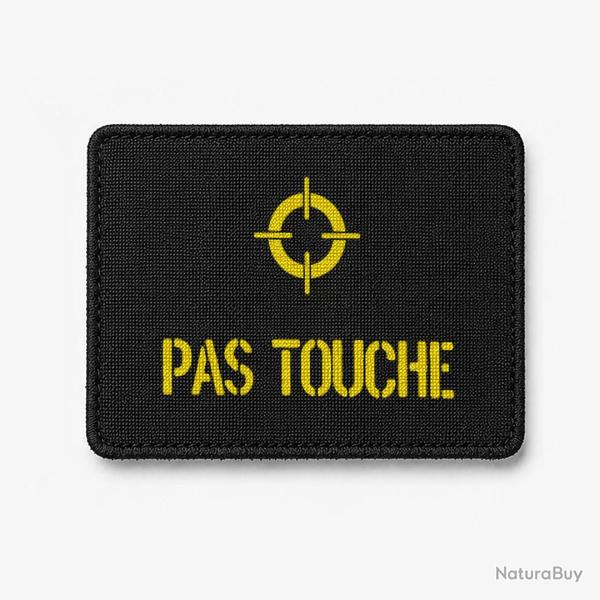 Patch PAS TOUCHE - Noir / Jaune