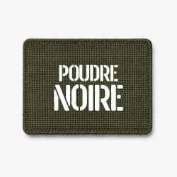 Patch Poudre Noire - Olive / Blanc