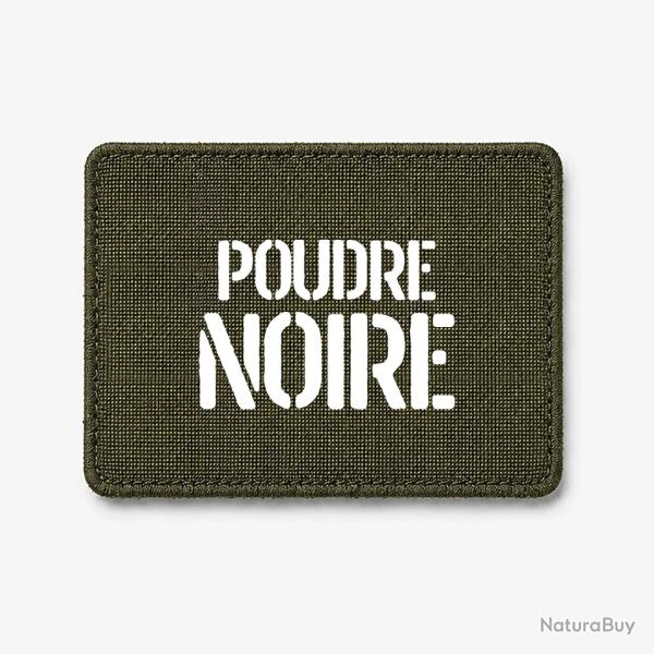 Patch Poudre Noire - Olive / Blanc