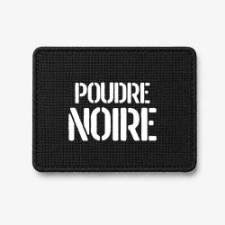 Patch Poudre Noire - Noir / Blanc