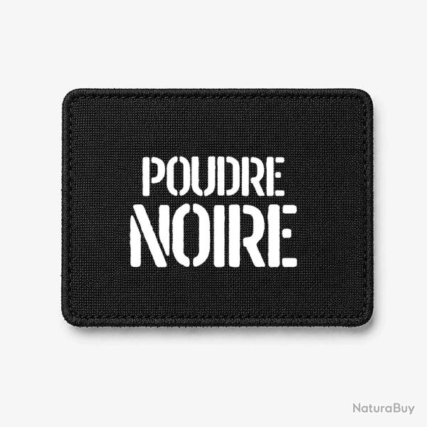 Patch Poudre Noire - Noir / Blanc