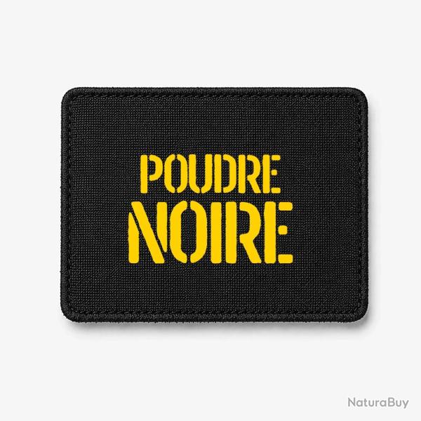 Patch Poudre Noire - Noir / Jaune