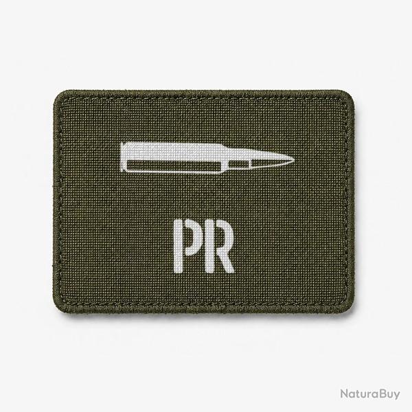 Patch PR - Olive / Blanc