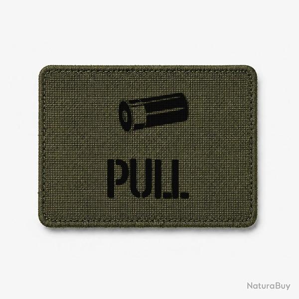Patch Pull - Olive / Noir