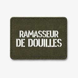 Patch Ramasseur de Douilles - Olive / Blanc