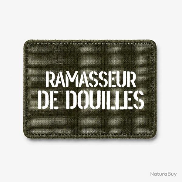 Patch Ramasseur de Douilles - Olive / Blanc