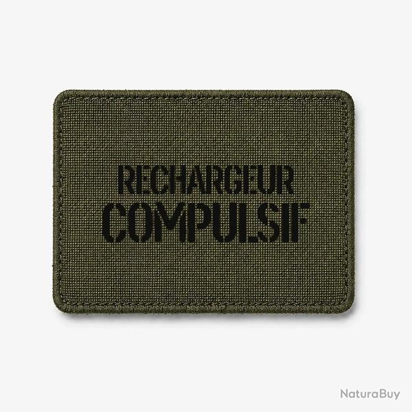 Patch Rechargeur Compulsif - Olive / Noir