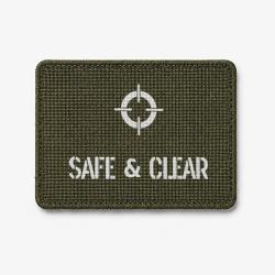 Patch SAFE & CLEAR - Olive / Blanc