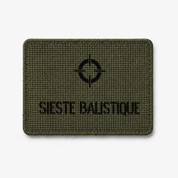 Patch SIESTE BALISTIQUE EN COURS - Olive / Noir