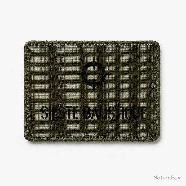 Patch SIESTE BALISTIQUE EN COURS - Olive / Noir