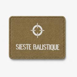Patch SIESTE BALISTIQUE EN COURS - Coyote / Blanc