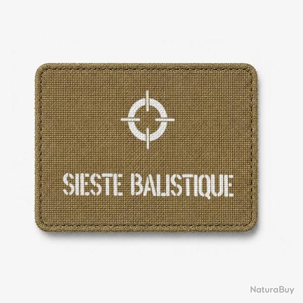 Patch SIESTE BALISTIQUE EN COURS - Coyote / Blanc