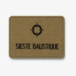 Patch SIESTE BALISTIQUE EN COURS - Coyote / Noir