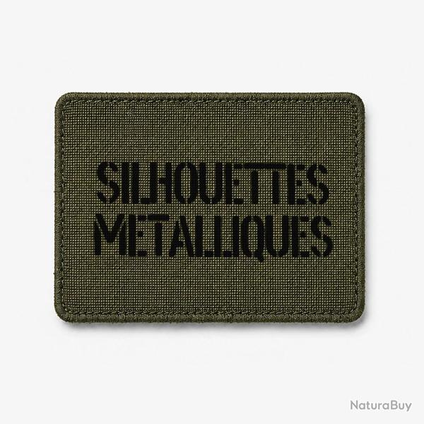 Patch Silhouettes m�talliques - Olive / Noir