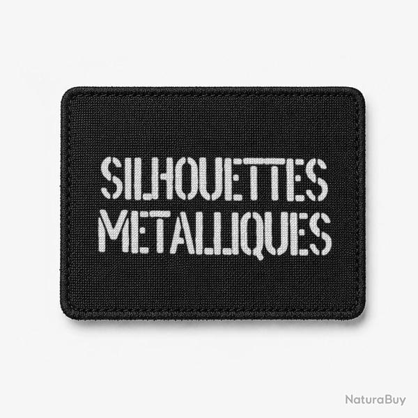 Patch Silhouettes m�talliques - Noir / Blanc