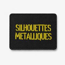 Patch Silhouettes m&eacute;talliques - Noir / Jaune
