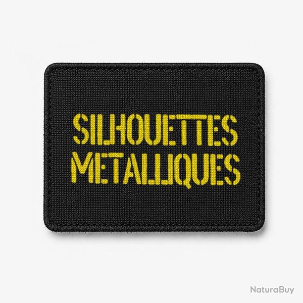 Patch Silhouettes m�talliques - Noir / Jaune