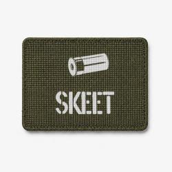 Patch Skeet - Olive / Blanc