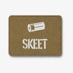Patch Skeet - Coyote / Blanc