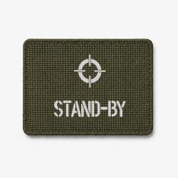 Patch STAND-BY - Olive / Blanc