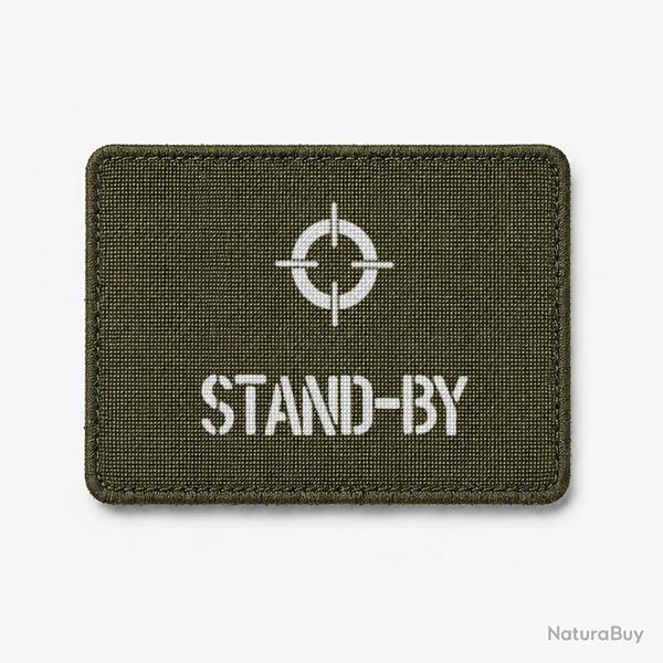 Patch STAND-BY - Olive / Blanc