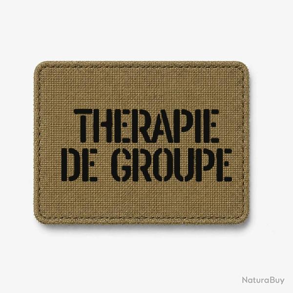 Patch Th�rapie de groupe - Coyote / Noir