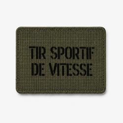 Patch Tir Sportif de Vitesse - Olive / Noir