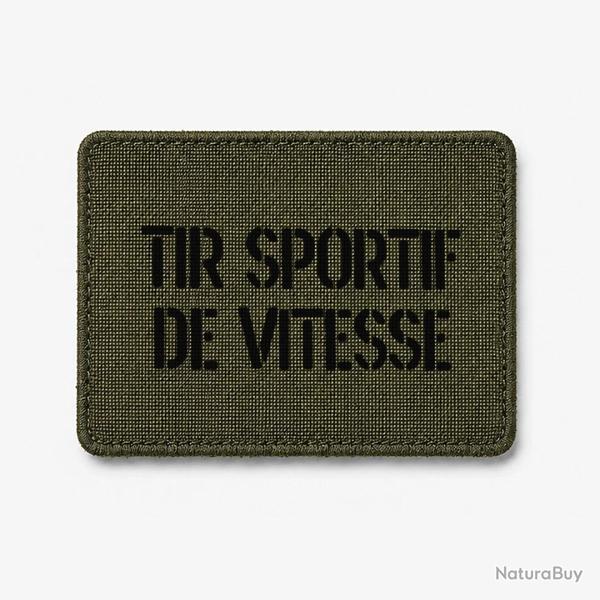 Patch Tir Sportif de Vitesse - Olive / Noir